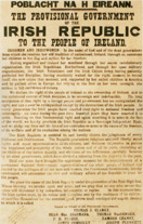An original copy of the 1916 Proclamation of the Irish Republic