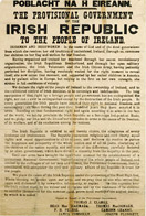 An original copy of the 1916 Proclamation of the Irish Republic