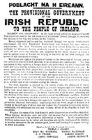 A viral copy of the 1916 Proclamation of the Irish Republic