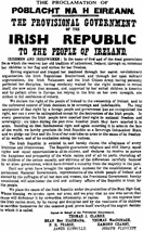 A viral copy of the 1916 Proclamation of the Irish Republic